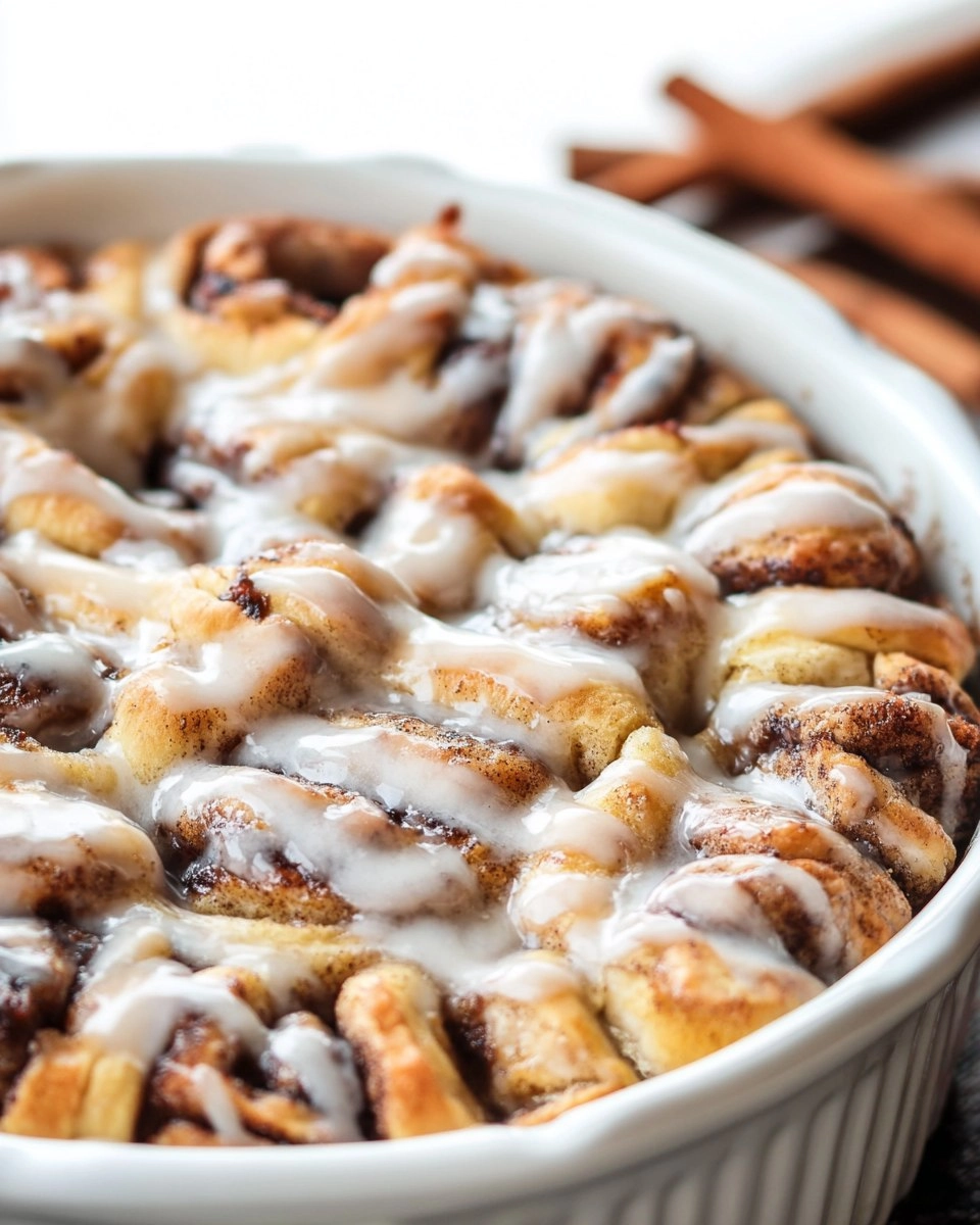 Cinnamon Roll Peach Cobbler