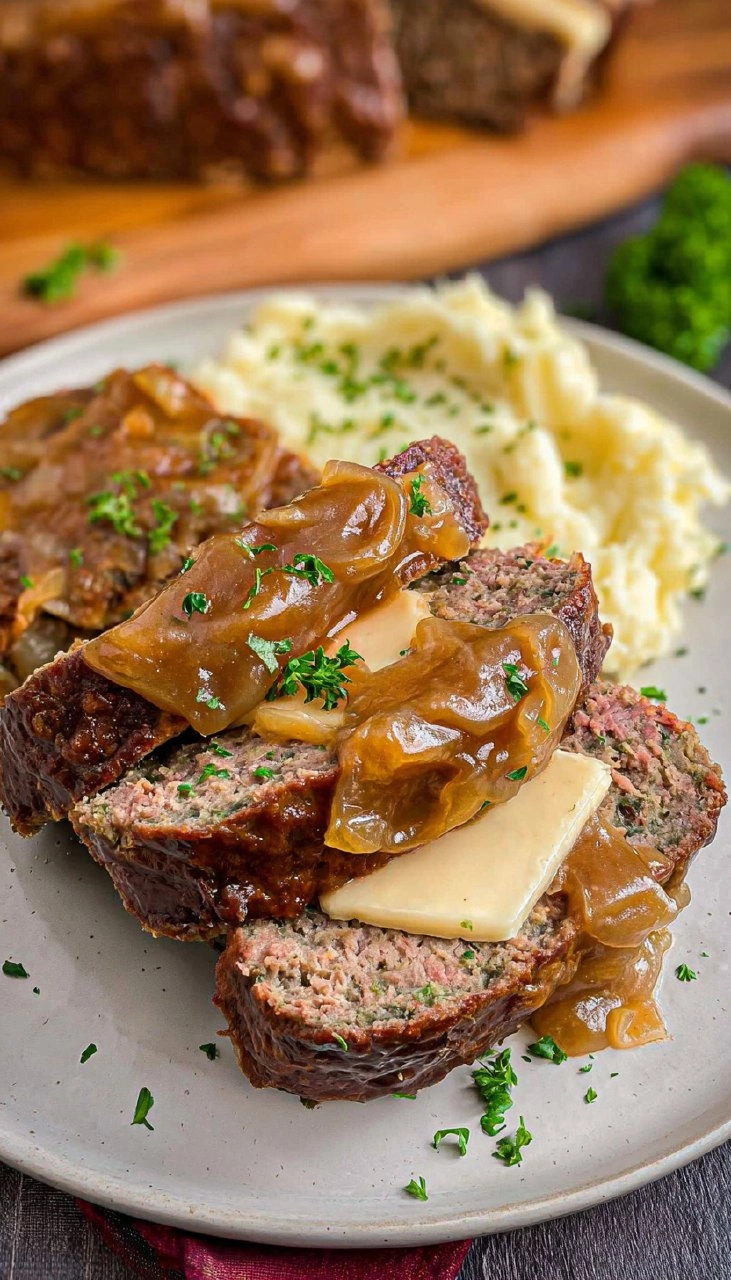 French Onion Meatloaf