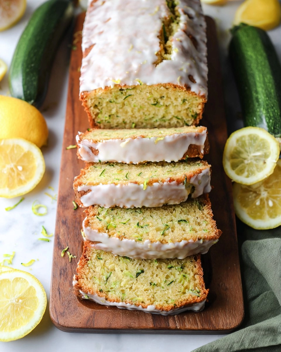 Glazed Lemon Zucchini Bread