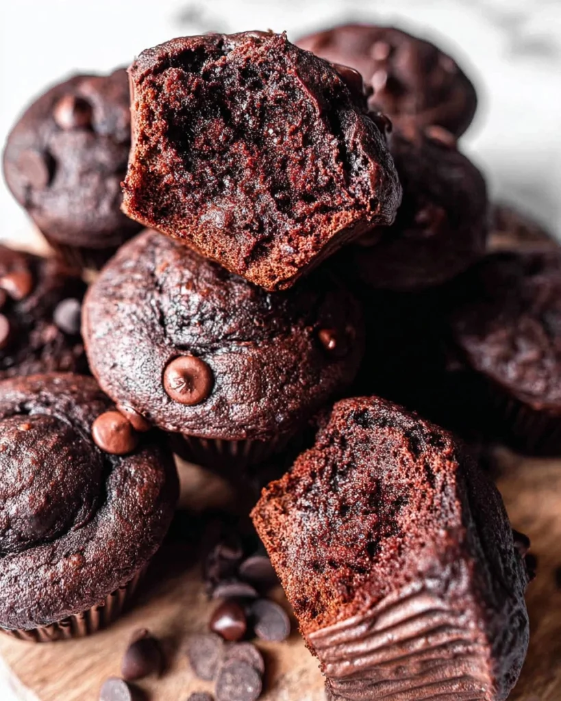Healthy-Chocolate-Zucchini-Muffins-Gluten-Free-Paleo-Recipe