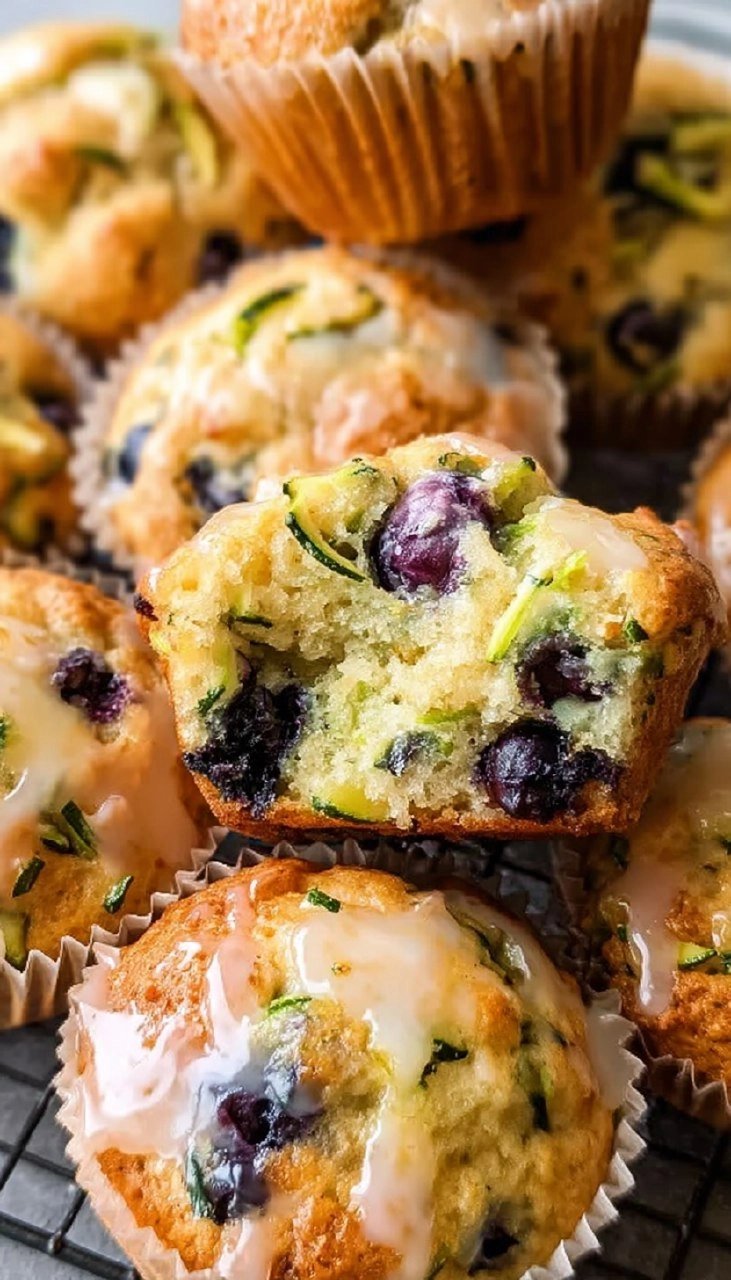 Lemon Blueberry Zucchini Muffins 140 Lemon Blueberry Zucchini Muffins