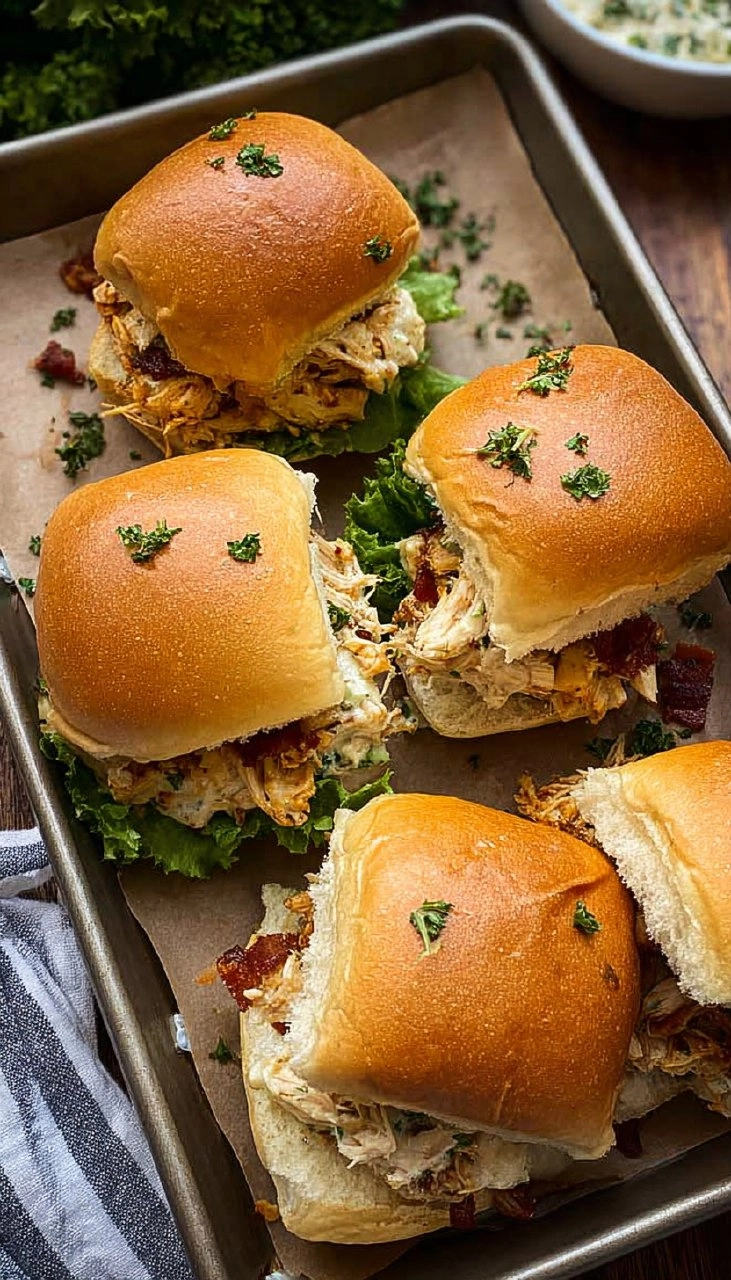 Marry Me Chicken Sliders