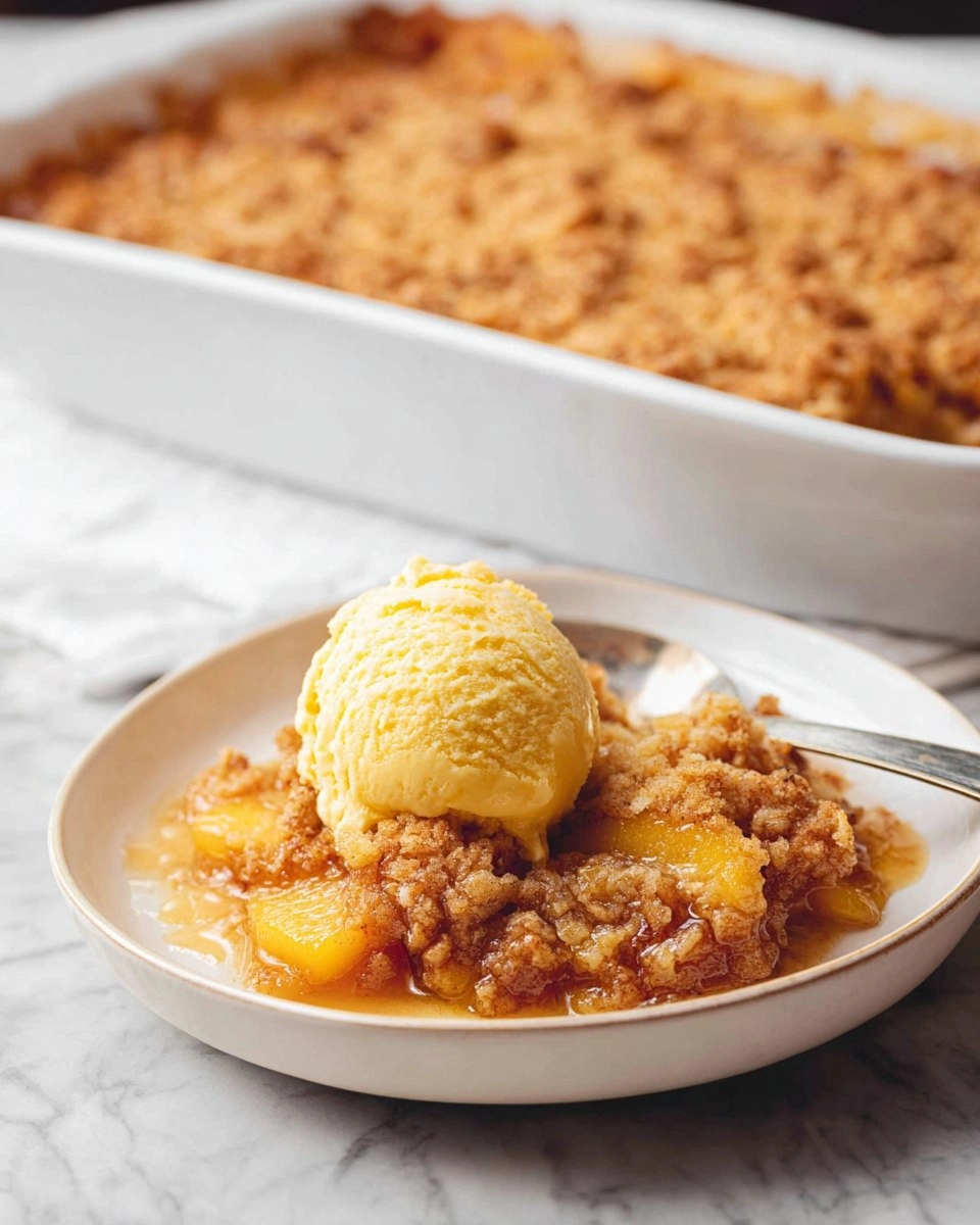 Old-Fashioned Peach Crumble (Just Like Grandma’s!)