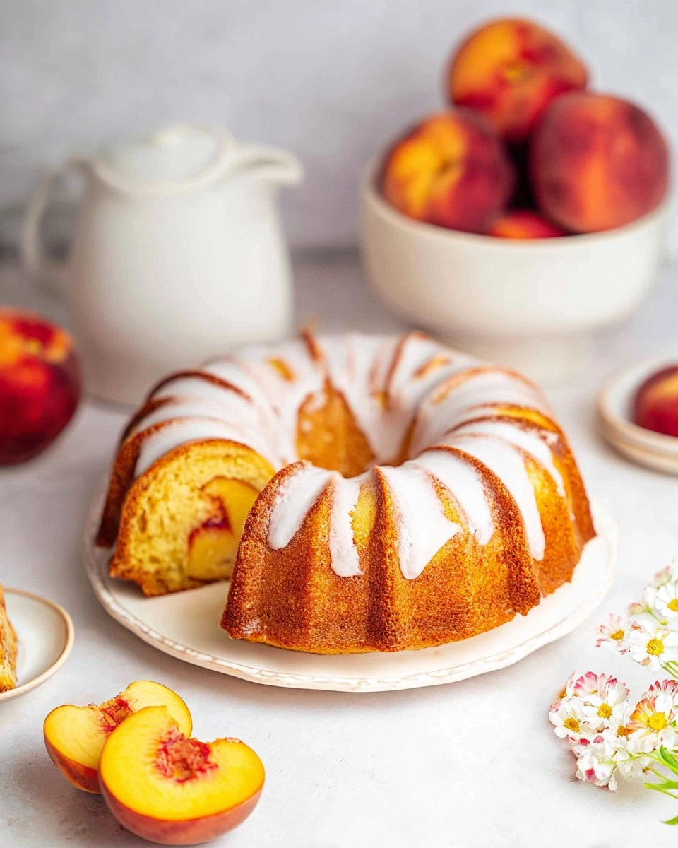 Peach Bundt Cake 99 Peach Bundt Cake