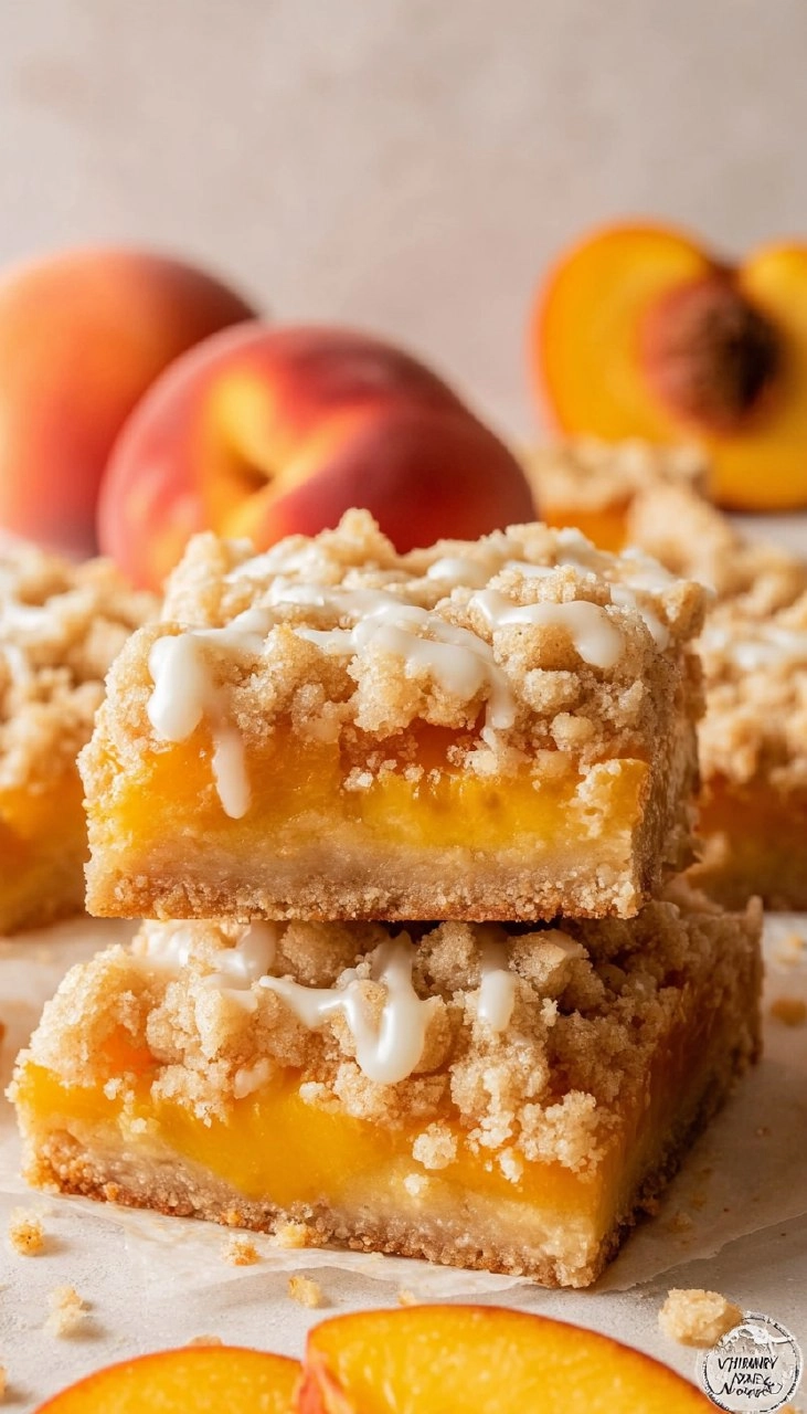 Peach Crumb Bars 135 Peach Crumb Bars