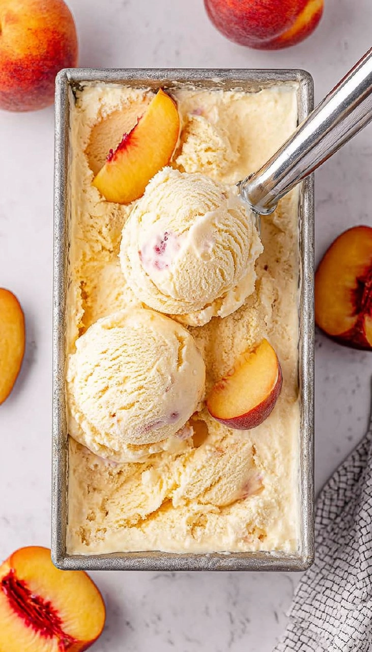 Peach Ice Cream 80 Peach Ice Cream