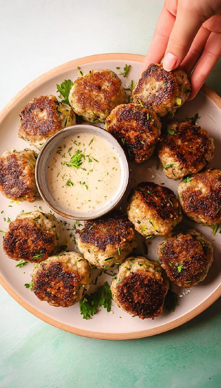Ranch Turkey Zucchini Meatballs 95 Ranch Turkey Zucchini Meatballs