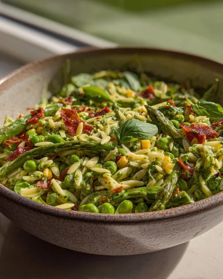Spring-Orzo-Pasta-Salad-with-Creamy-Basil-Vinaigrette-Recipe