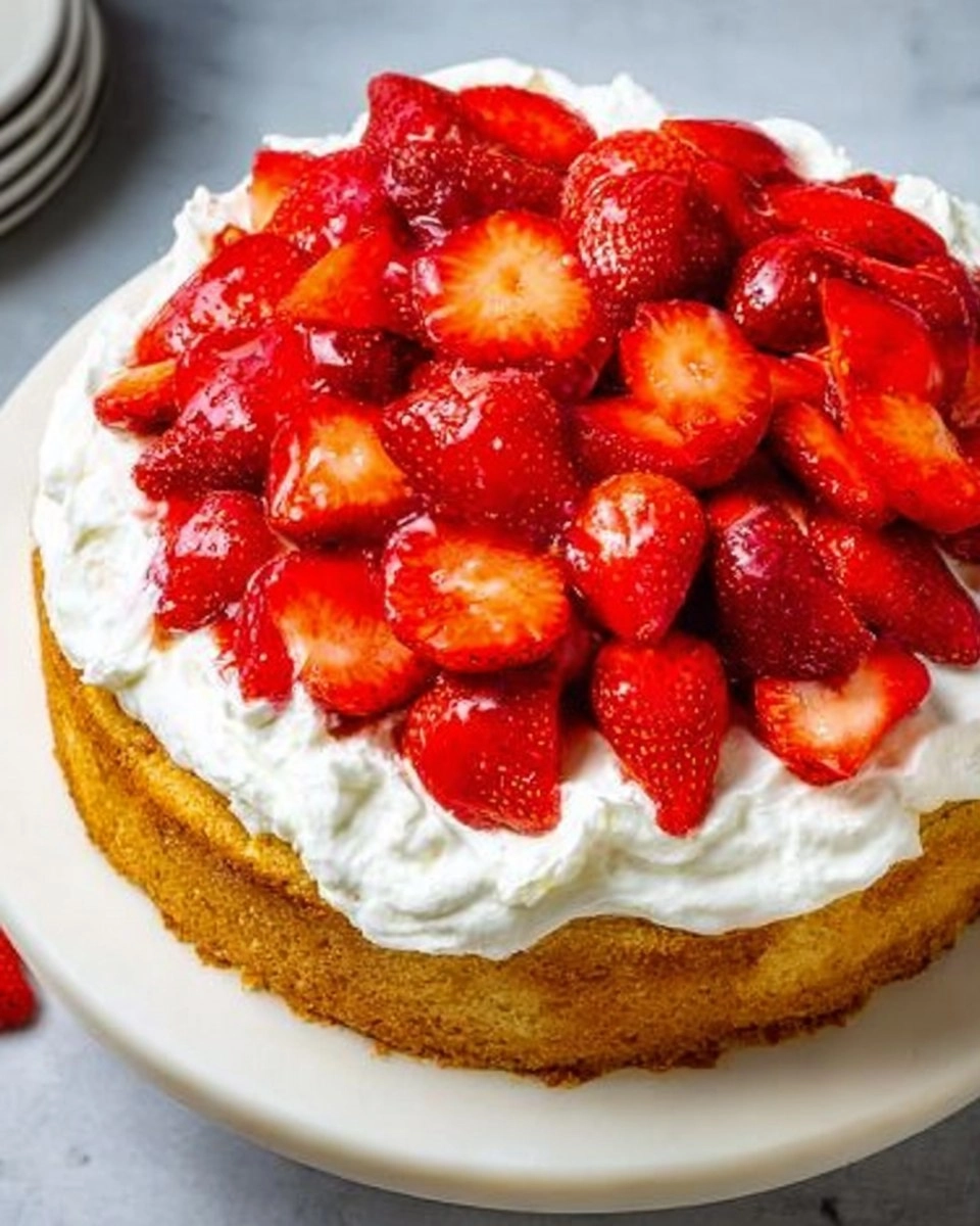 Strawberry Pretzel Pie