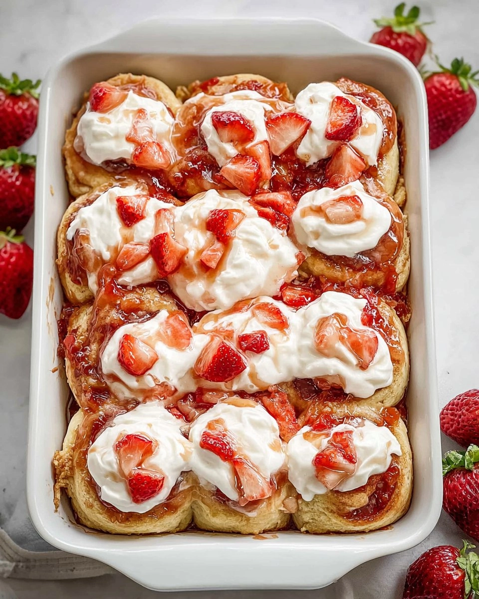 Strawberry Shortcake Cinnamon Rolls 114 Strawberry Shortcake Cinnamon Rolls