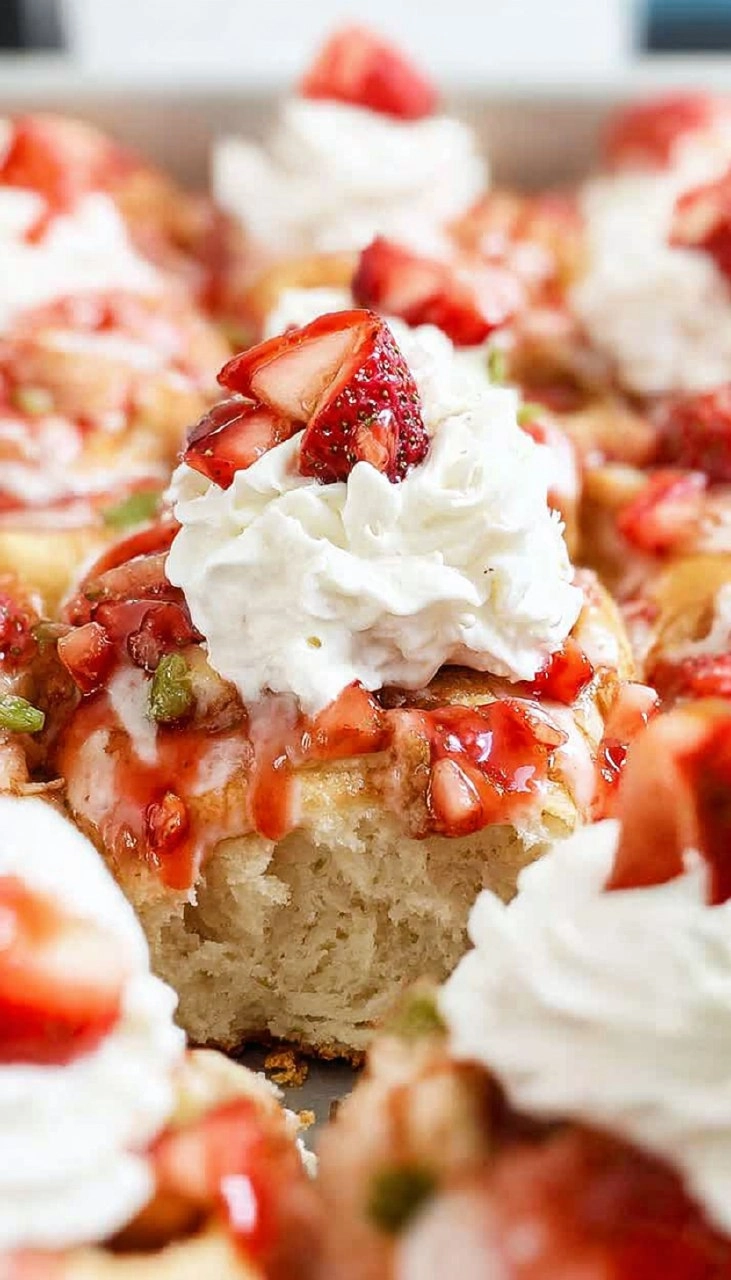 Strawberry Shortcake Cinnamon Rolls 115 Strawberry Shortcake Cinnamon Rolls