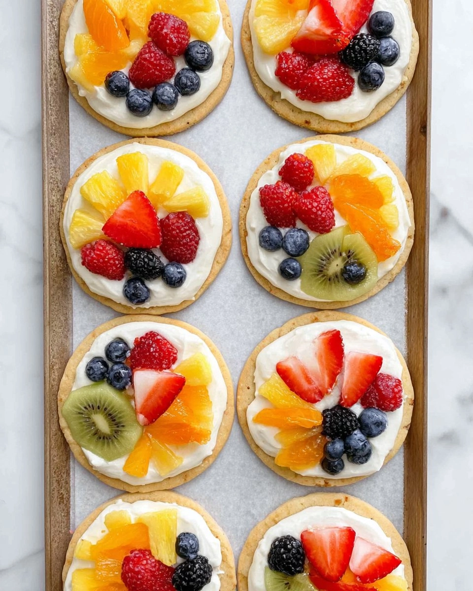 Sugar Cookie Fruit Pizzas
