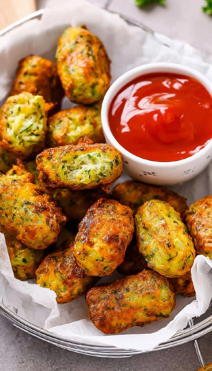 Air Fryer Zucchini Tots