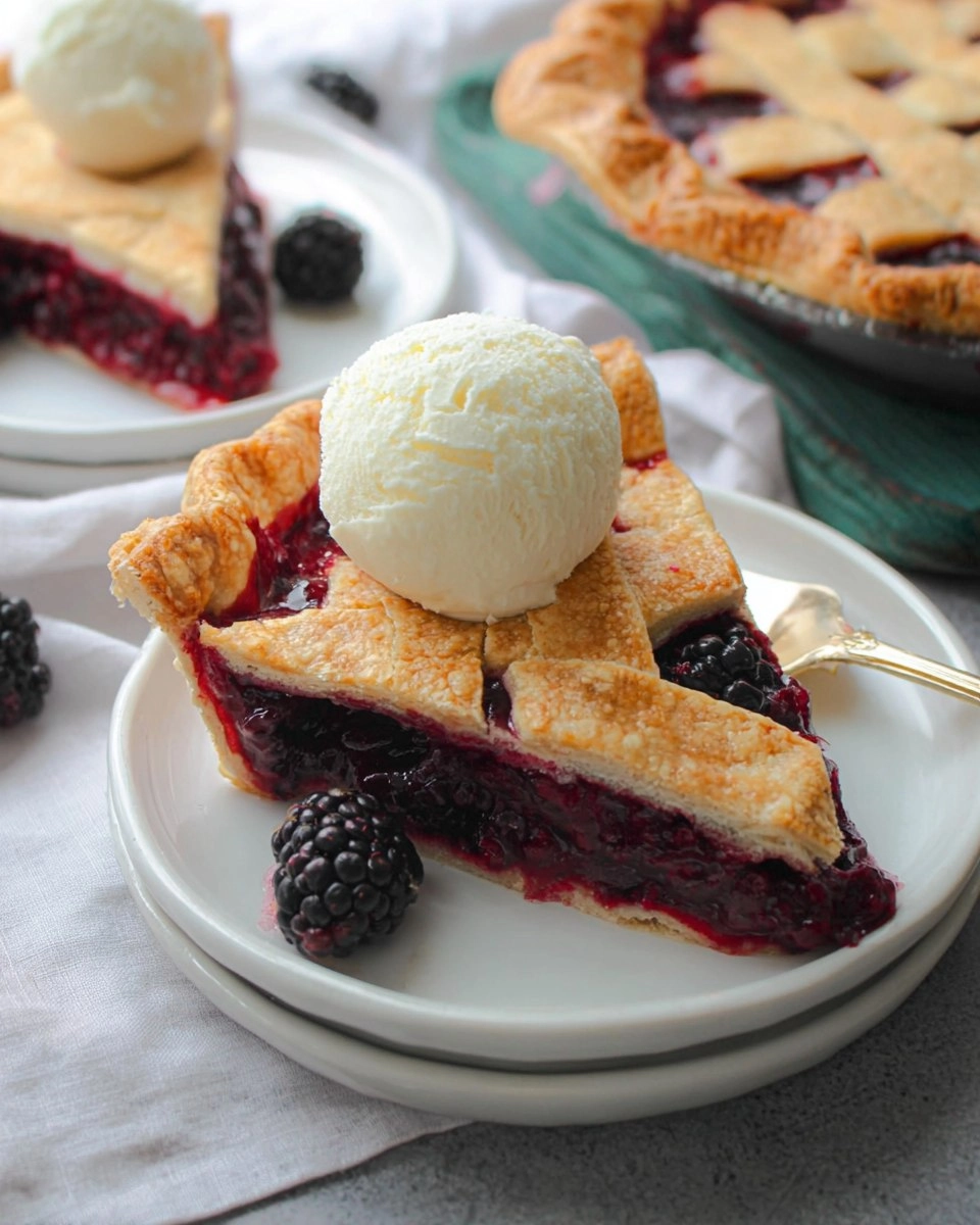 Easy Blackberry Pie 164 Easy Blackberry Pie