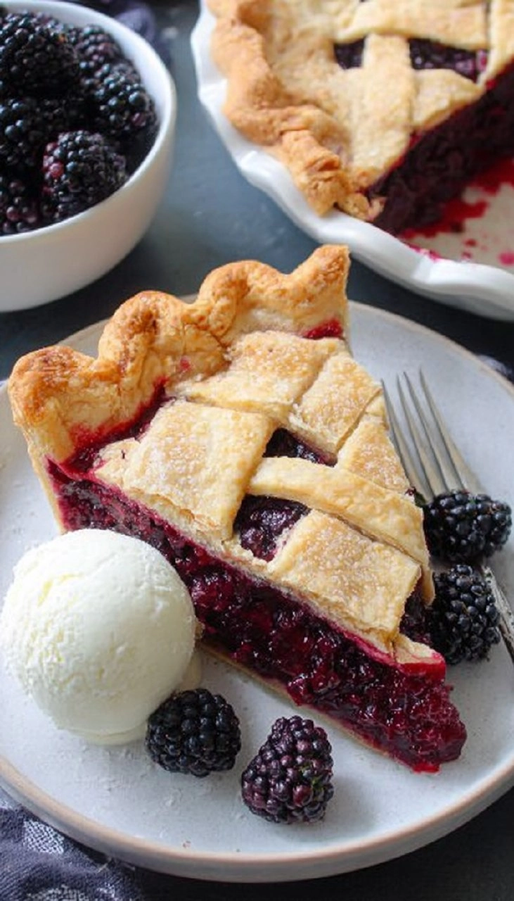 Easy Blackberry Pie 165 Easy Blackberry Pie
