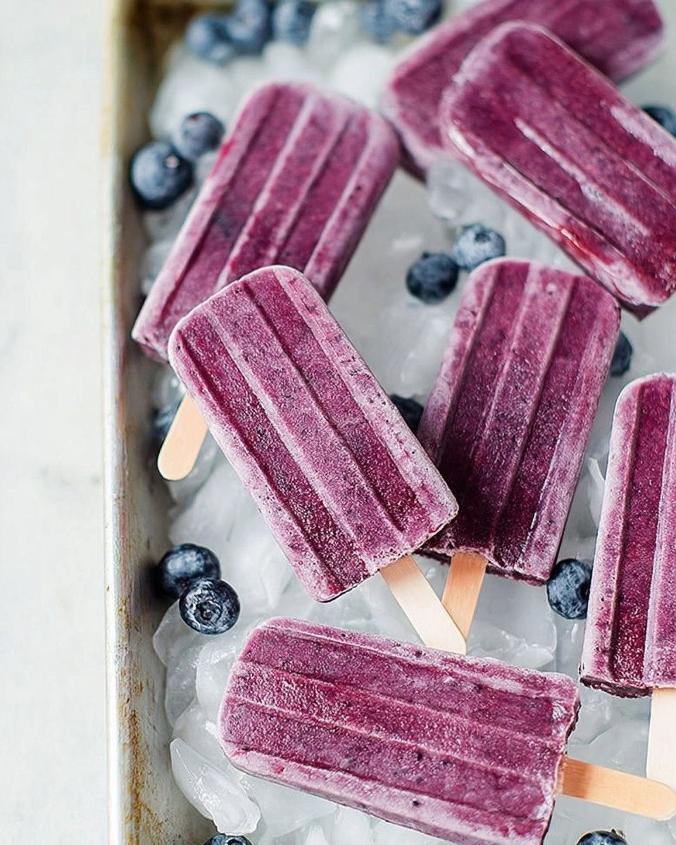 Easy Recipe for Blueberry Popsicles (Healthy and Yummy!)