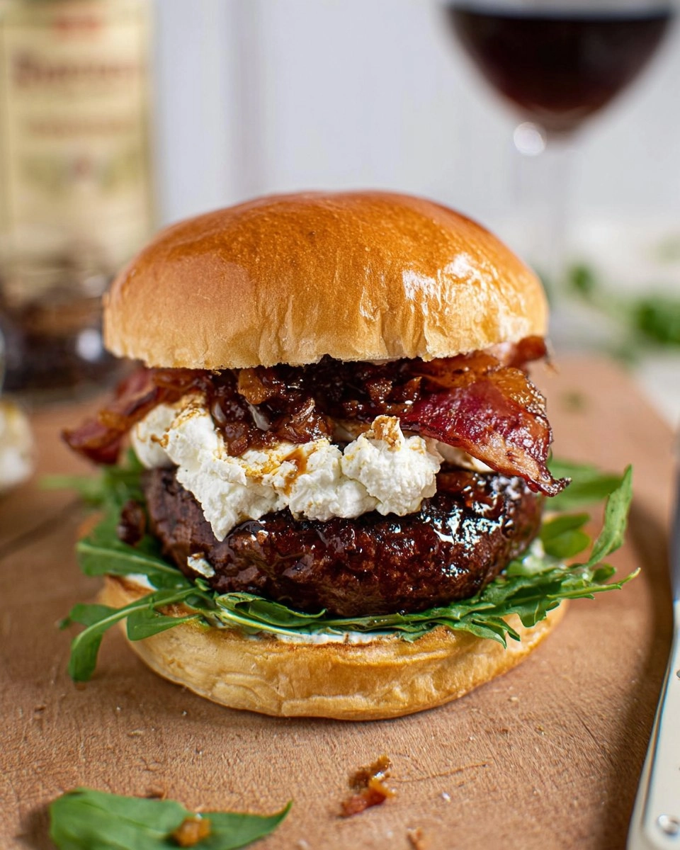 Fig and Bacon Goat Cheese Burgers 144 Fig and Bacon Goat Cheese Burgers