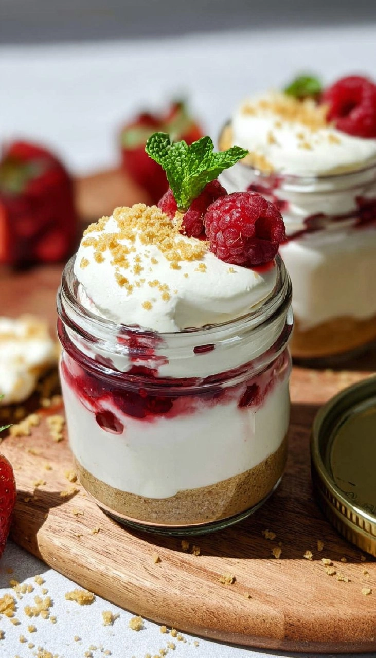 High Protein Cheesecake Jars