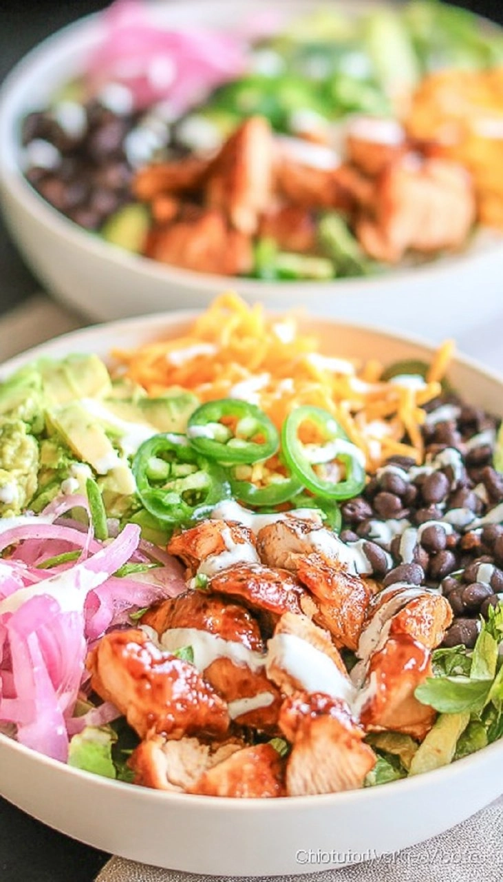 Honey BBQ Chicken Bowls 125 Honey BBQ Chicken Bowls