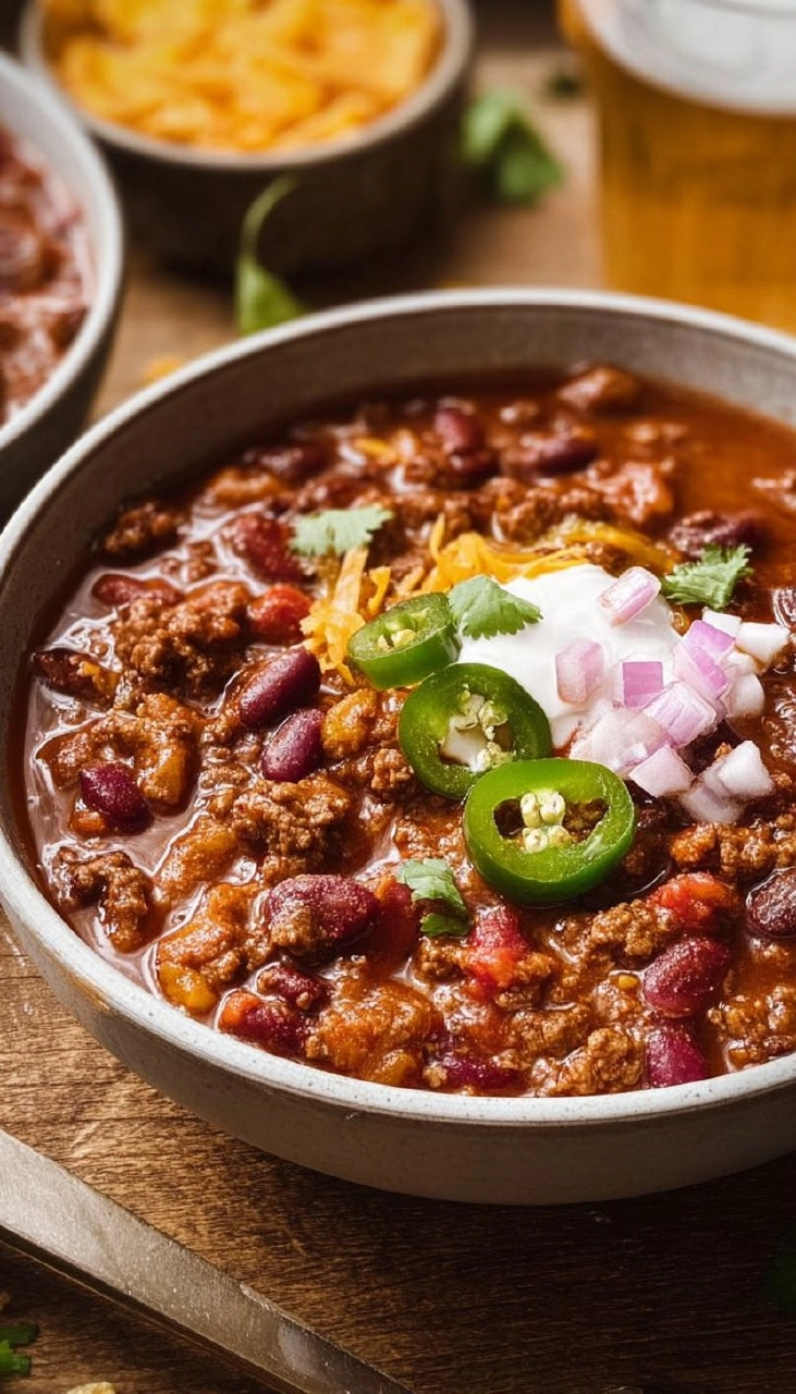 How to Make Homemade Chili Recipe (Ground Beef and Beans)