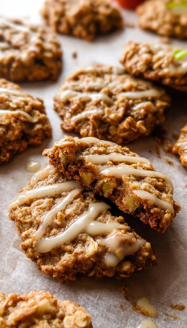Apple Cinnamon Oatmeal Cookies
