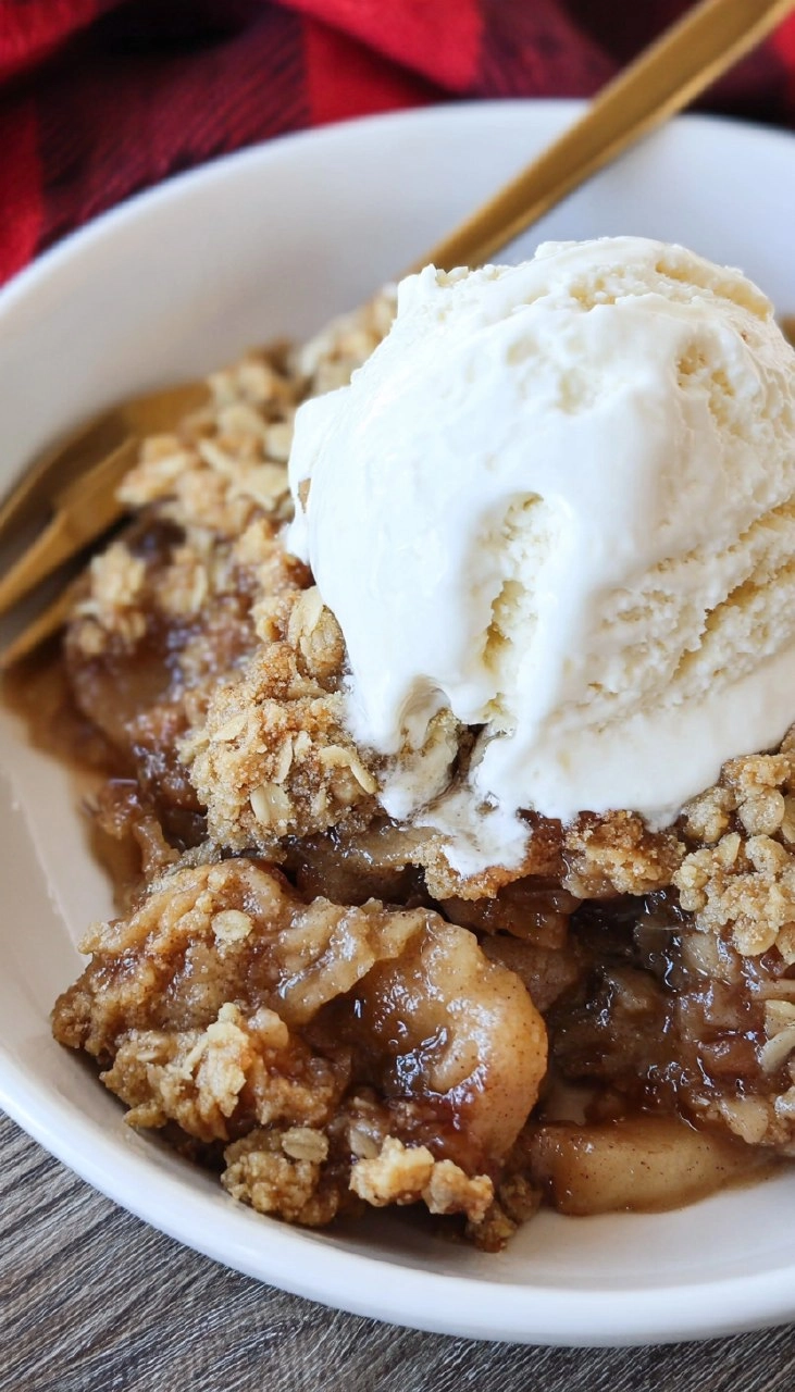 Apple Crisp with Betty Crocker Oatmeal Cookie Mix