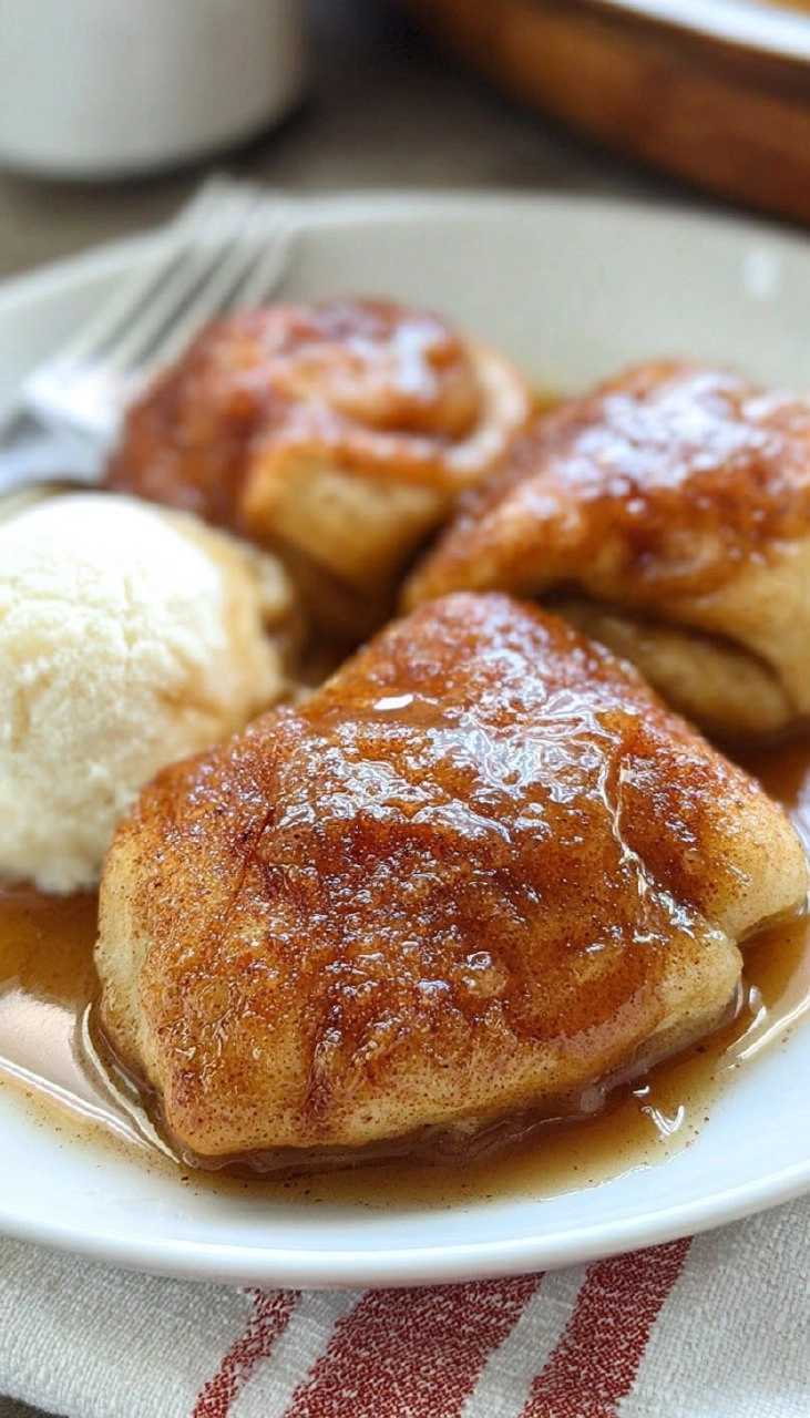 Apple Dumplings with Crescent Rolls