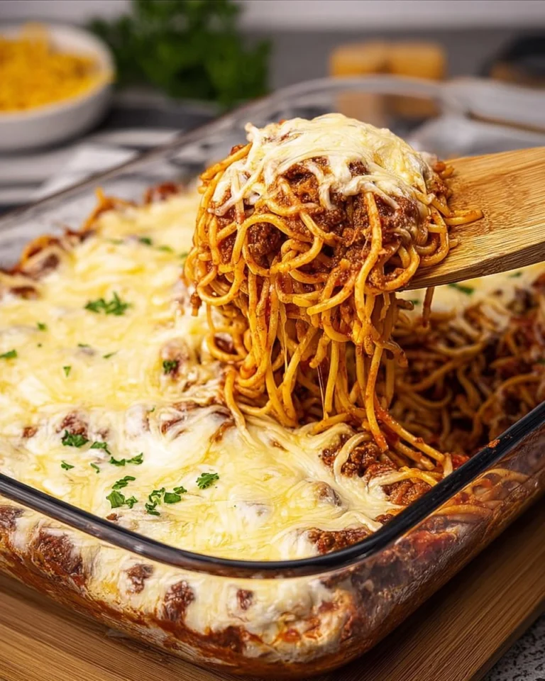Baked-Spaghetti-with-Cream-Cheese-Recipe