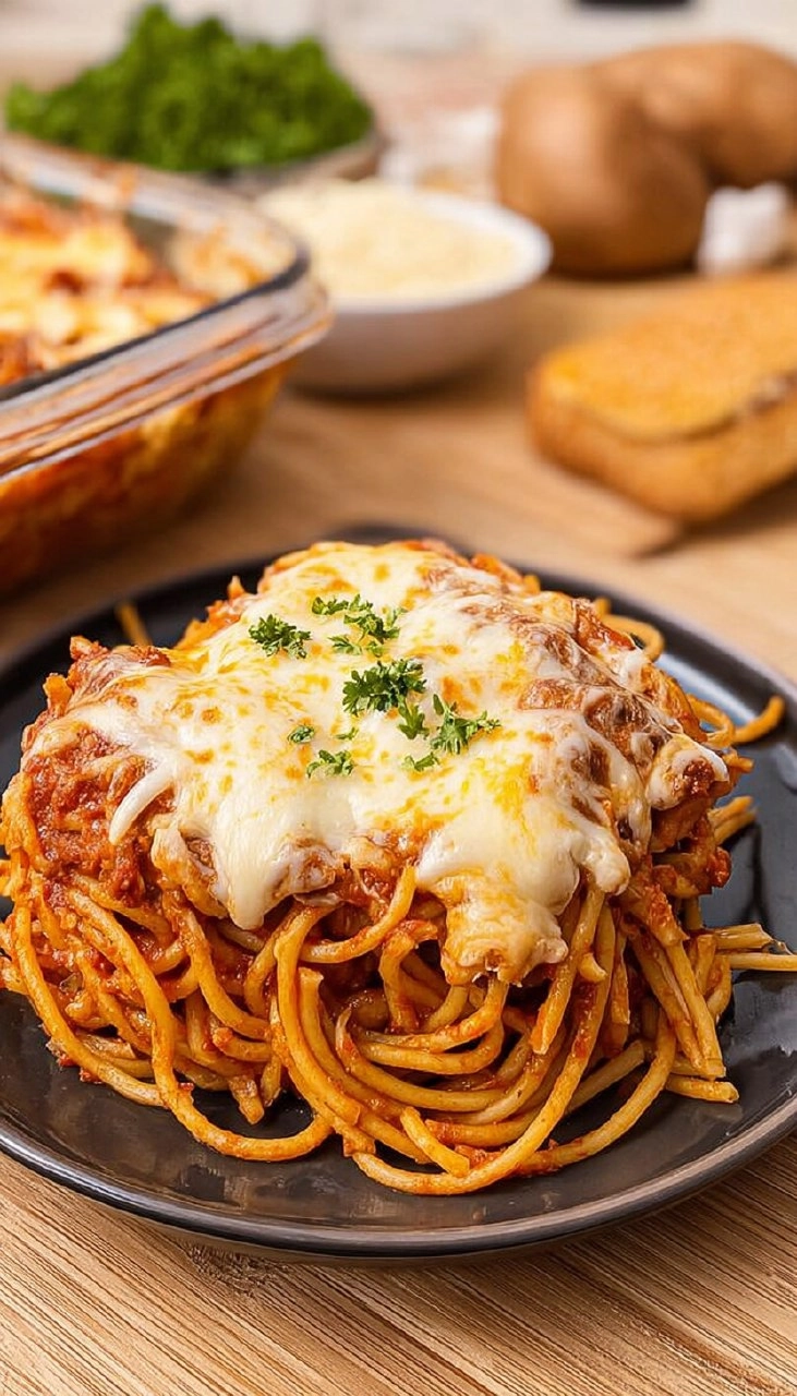 Baked Spaghetti with Cream Cheese 120 Baked Spaghetti with Cream Cheese
