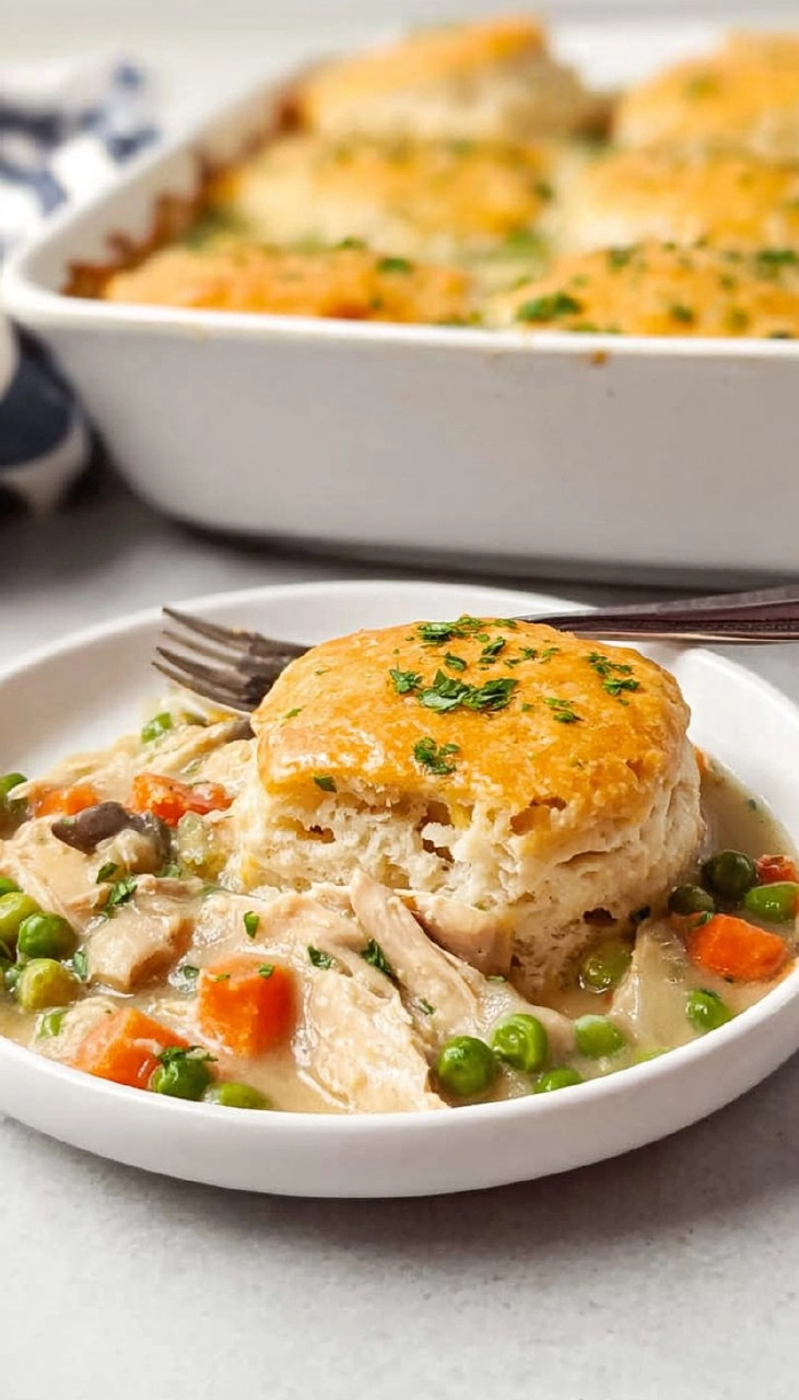 Chicken Pot Pie Casserole With Biscuits 75 Chicken Pot Pie Casserole With Biscuits