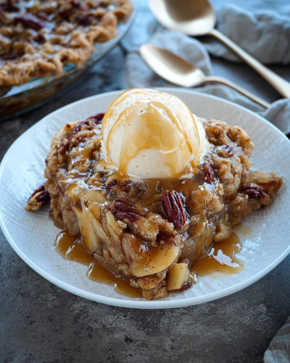 Cinnamon Roll Apple Pie