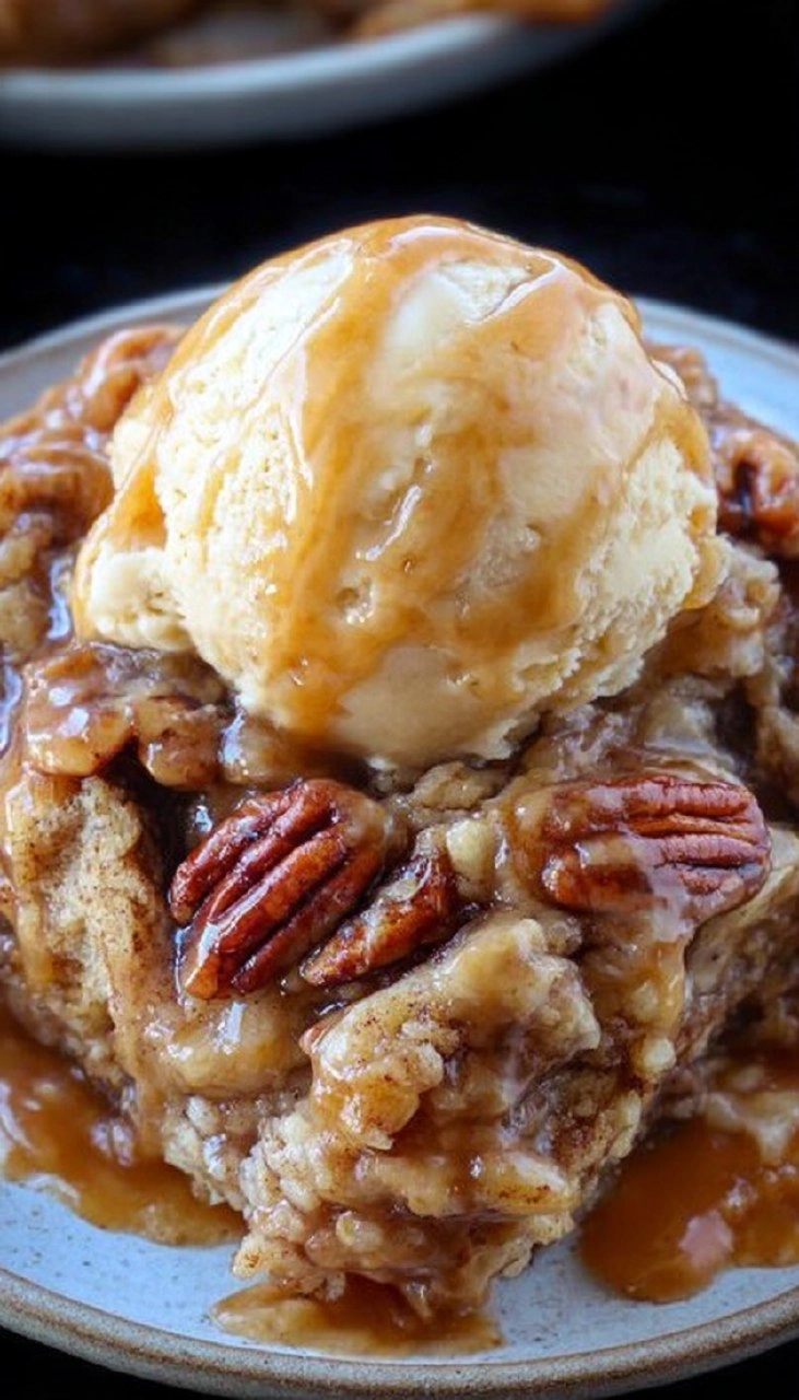Cinnamon Roll Apple Pie
