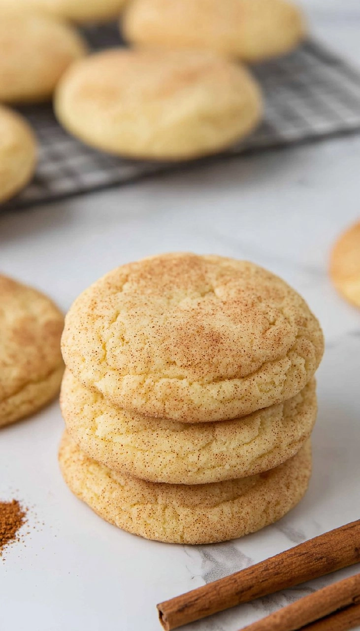 Fall Spice Snickerdoodle Cookies