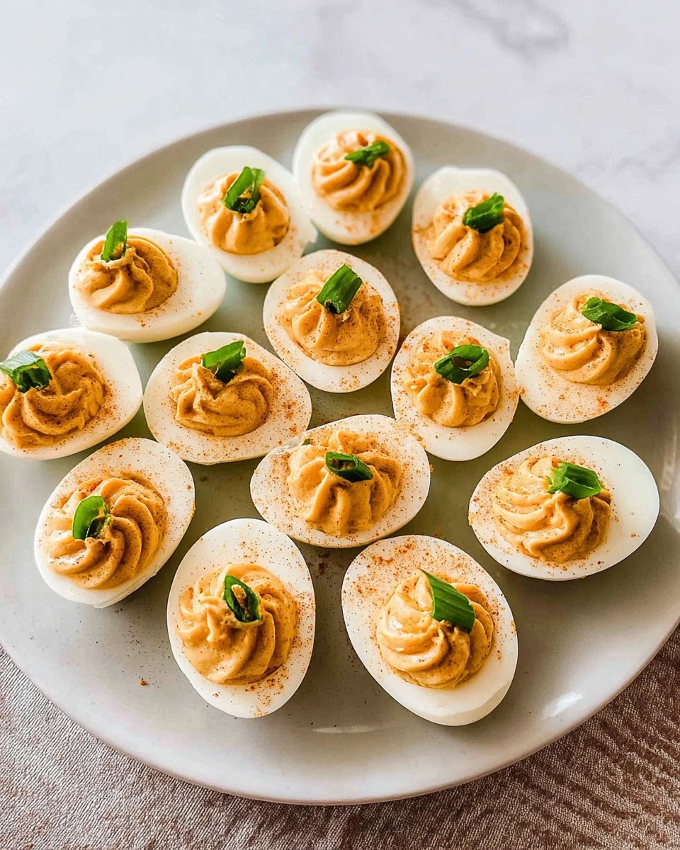 Pumpkin Deviled Eggs