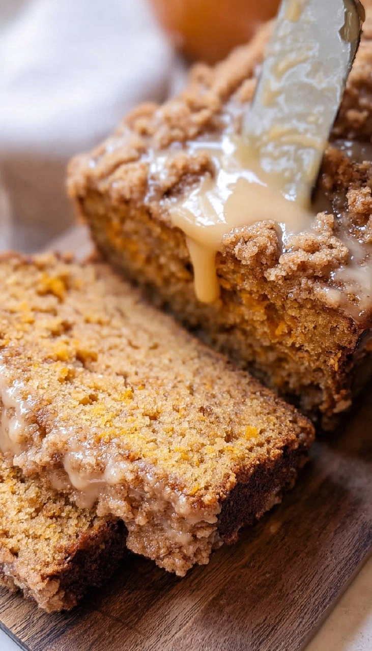 Pumpkin Streusel Bread