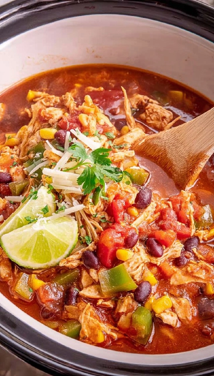 Slow Cooker Chicken Chili